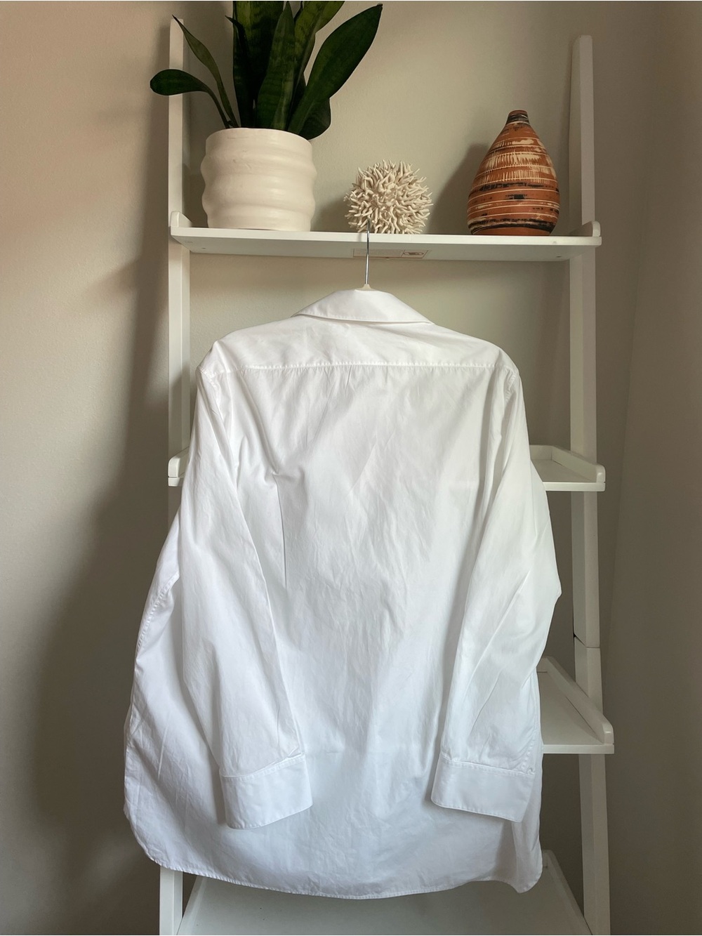The Row Oversized White Button-Up Shirt - Picture 3 of 9